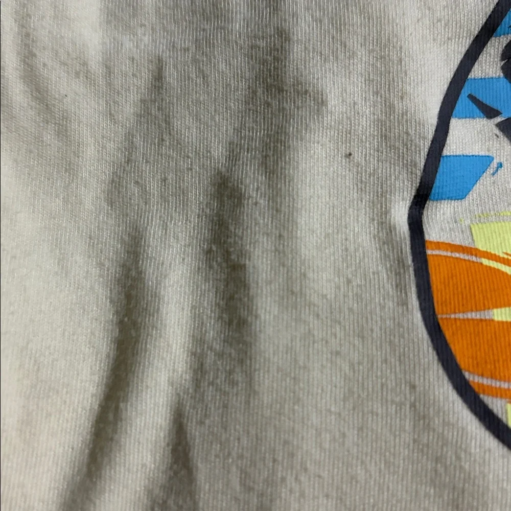 Nike Yellow Tee with Multicolor Swoosh and Matching Tan Shorts size 18m. - Picture 5 of 8